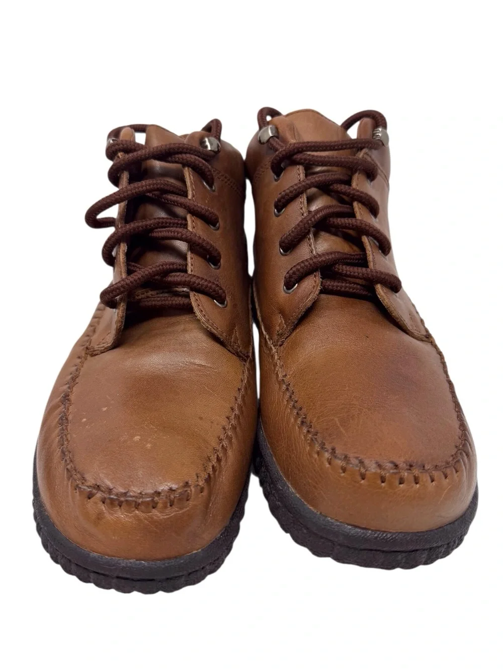 DR. Scholls brown Shelly Leather ankle chukka comfort boot women’s size 9 EUC